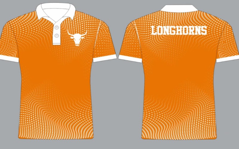 Longhorns Polo 3D Orange